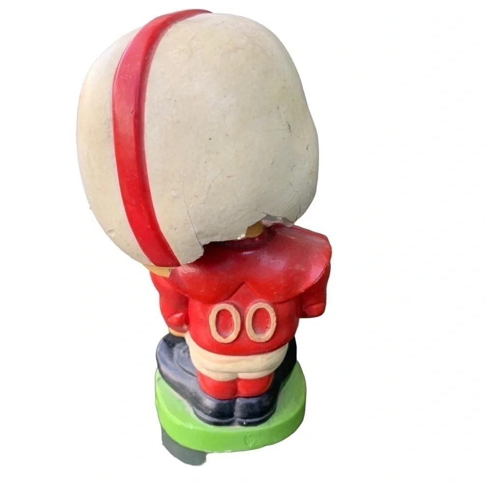 Vintage 1960’s Bobblehead Football Player Ohio State Colors Nebraska Japan